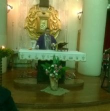 La Santa Messa officiata da Padre Mangiagli